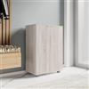 DEGHI Scarpiera bassa 60x87h cm in legno rovere con 2 ante e 4 ripiani - Boos