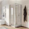 DEGHI Box doccia 75x80 cm porta a soffietto opaco 195h - Sofy