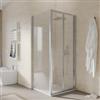 DEGHI Box doccia 80x85 cm porta a soffietto opaco 195h - Sofy