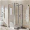 DEGHI Box doccia 85x100 cm porta a soffietto opaco 195h - Sofy