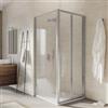 DEGHI Box doccia 90x85 cm porta a soffietto opaco 195h - Sofy