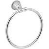 GEDY Portasalviette ad anello in acciaio inox e cromall cromo - Genziana di Gedy
