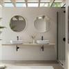 DEGHI Mensolone bagno 3,8 h sospeso 180 cm in legno argilla - Plain