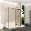 DEGHI Box doccia 70x160 cm scorrevole vetro anticalcare trasparente profilo cromo 195h - Rail