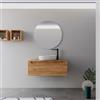 DEGHI Mobile bagno sospeso 100 cm rovere gold con top - Sleek