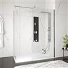 DEGHI Box doccia walk-in 70x110 con vetro anticalcare trasparente e profilo cromo 200h - Keep