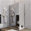DEGHI Box doccia 120X70 cm lato fisso specchiato con battente e profilo cromo 200h - Artego Duo
