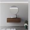 DEGHI Mobile bagno sospeso 120 cm rovere deciso con top - Sleek