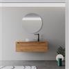 DEGHI Mobile bagno sospeso 120 cm rovere gold con top - Sleek