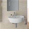 DEGHI Lavabo sospeso in ceramica bianca 57 cm - Clear
