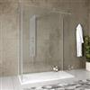 DEGHI Box doccia 70x110x70 tre lati walk-in con vetro anticalcare trasparente e profilo cromo 200h - Keep