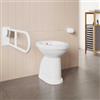 DEGHI Vaso bidet da 50h cm ergonomico in ceramica con scarico a terra