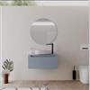 DEGHI Mobile bagno sospeso 80 cm carta da zucchero con top - Sleek