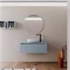 DEGHI Mobile bagno sospeso 90 cm carta da zucchero con top - Sleek