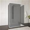DEGHI Box doccia tre lati vetro temperato fume anticalcare 70x80x70 reversibile 200h - Keep