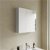 DEGHI Specchio contenitore bagno 70 x 68 cm bianco lucido 2 ante