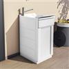 DEGHI Mobile lavatoio per interno o esterno 45x60 serrandina + vasca e asse lavapanni