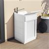 DEGHI Mobile lavatoio 50x50 esterno o interno serrandina lavabo e asse lavapanni