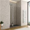 DEGHI Box doccia nicchia 115cm 85 battente + 30 giunto trasparente 195h - Nilo