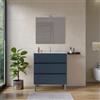 DEGHI Mobile bagno a terra 80 cm blu esotico con lavabo - Calipso