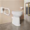 DEGHI Vaso bidet accessibile da 50h cm in ceramica scarico a parete con copriwc