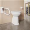 DEGHI Vaso bidet accessibile in ceramica con copriwc scarico a terra