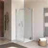 DEGHI Box doccia 60X75 cm battente 75 cm con vetro temperato opaco e profilo cromo 195h - Nilo