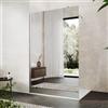 DEGHI Box doccia Walk in 140 cm vetro anticalcare specchiato e profilo cromo 200h - Keep