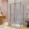 DEGHI Box doccia 70x100 apertura saloon con vetro anticalcare trasparente e profilo cromo 195h - Lost