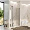 DEGHI Box doccia nicchia 110cm 20 giunto + 65 battente + 25 fisso trasparente 195h - Nilo