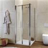 DEGHI Box doccia 100x80 apertura saloon con vetro anticalcare trasparente e profilo cromo 195h - Lost