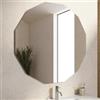 DEGHI Specchio da bagno 100x100 cm forma dodecagonale - Tamaki