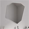 DEGHI Specchio led da bagno 75 x 80 cm retroilluminato e reversibile - Favonius