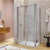 DEGHI Box doccia 70x100 apertura saloon con vetro anticalcare opaco e profilo cromo 195h - Lost
