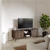 DEGHI Mobile porta tv 160x55h cm in legno rovere kover con 2 vani a giorno e 2 ante - Ember