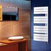 LAZZARINI Termoarredo 1080x550 mm bianco tubi curvi e attacco reversibile - Pieve di Lazzarini