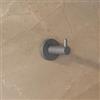NOBILI Appendino singolo a muro in acciaio inox nero satinato - Clover Round