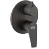 JACUZZI - RUBINETTERIA Miscelatore incasso doccia con deviatore nero opaco - Jacuzzi - Rubinetteria Eazy