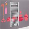 LAZZARINI Termoarredo 1600x600 mm bianco dritto attacco centrale - Bolzano di Lazzarini