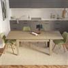 DEGHI Tavolo allungabile 160-210x80 cm rovere - Amigo