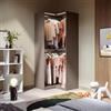 DEGHI Cabina armadio modulare 102x240h cm bronzo ad angolo con ripiani - Carrie