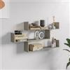 DEGHI Mensola 120x60h cm in legno tortora - Tetris