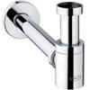 JACUZZI - RUBINETTERIA Sifone basso Jacuzzi - Rubinetteria universale a bottiglia stondato per lavabo