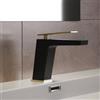 DEGHI Miscelatore lavabo in ottone nero e oro - Thano
