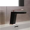 DEGHI Miscelatore lavabo in ottone nero oro rosa - Thano
