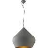 DEGHI Lampada a sospensione 201h cm in metallo grigio