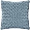 DEGHI Cuscino 45x45 cm in tessuto bouclé azzurro