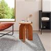 DEGHI Tavolino rotondo 40 cm rovere con design moderno - Tigger