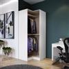 DEGHI Cabina armadio angolare 100x236h cm bianco - Ventur