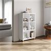 DEGHI Libreria 60x100h cm bianco effetto legno - Elvira